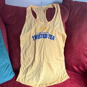 Twisted Tea Yellow Tank Top